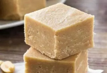 Vanilla Peanut Butter Keto Fudge