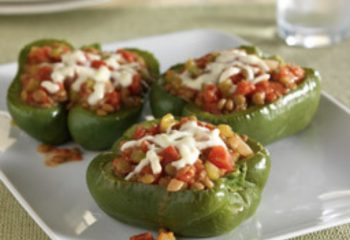 Lentil Stuffed Peppers