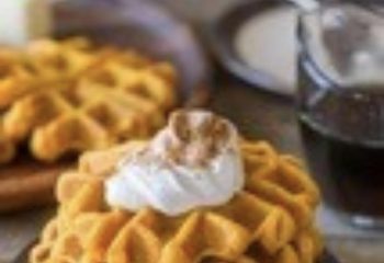 Pumpkin Spice Protein Waffle