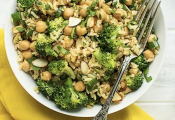 Garlic Parm Chickpea Bowl