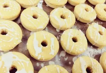 Lemon Cake Protein Donut (Sugar Free)