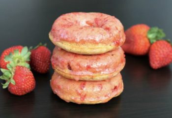 Strawberry Shortcake Protein Donut