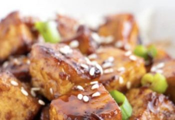 Ginger Glazed Tofu w/ Fried Rice