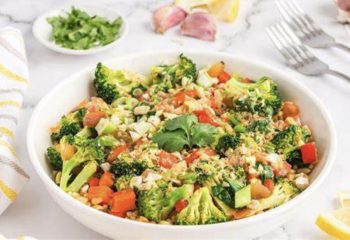 Lemon Pepper Grain & Veggie Bowl-Vegan