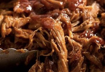 Bbq Shredded Chicken W/ Bacon and Veggies - Low Carb/Keto
