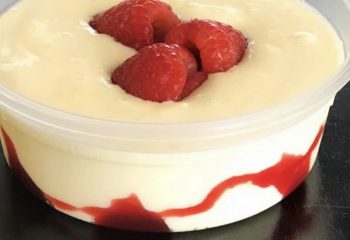 Vanilla Raspberry Protein Pudding (GF)
