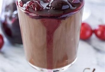 Chocolate Cherry Protein Pudding