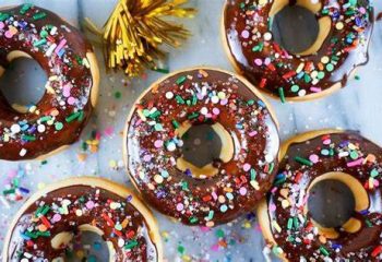 Happy New Year Protein Donut Happy New Year Protein Donut
