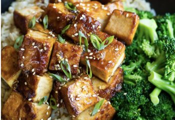 Honey Sriracha Tofu Bowl-Vegan (DF,GF)