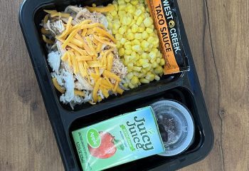 -Chicken Taco Melt with Sweet Corn- Kid Meal