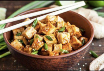 Honey Garlic Tofu Bowl- Vegan (DF)